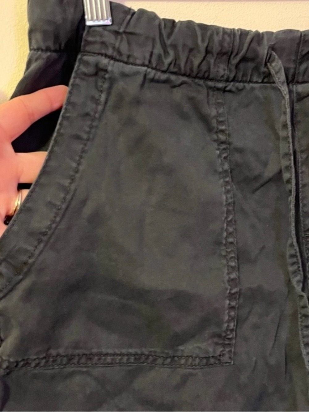 GAP Lyocell Pull On Shorts Bundle Black Khaki Elastic Waist Drawstring S - Picture 11 of 13